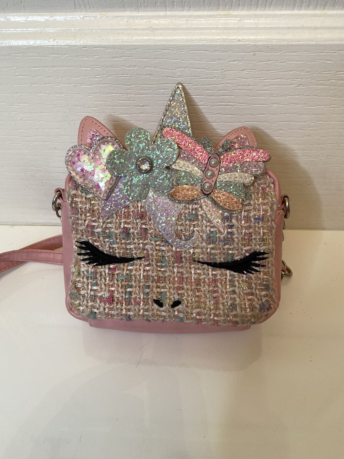 Kids' Miss Gwen Tweed Crossbody Bag OMG Accessories Children