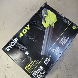 Ryobi 40V 120 MPH 550 CFM Cordless Battery Leaf Blower (Tool Only)
