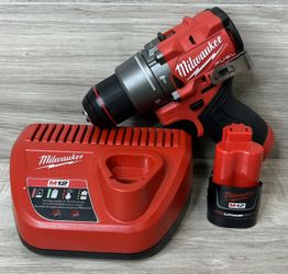 Milwaukee M12 Fuel 1/2 Inch Hammer Drill Driver Set 3404-20 (PO1027324)