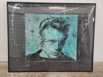 JAMES  DEAN  ART SIGNED