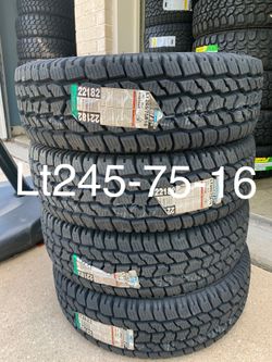 4 new lt245-74-16 cooper Allterrain