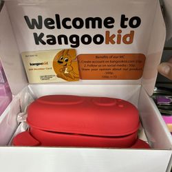 Kangookid Red Silicone Container