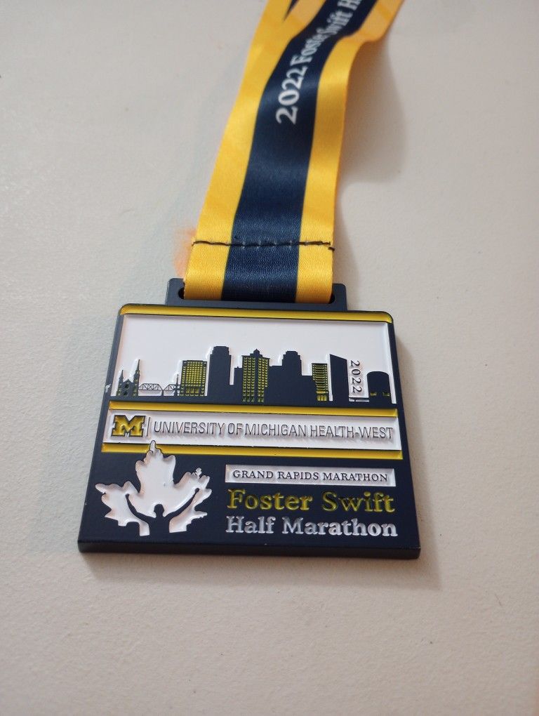 2022 Grand Rapids Half Marathon Medal