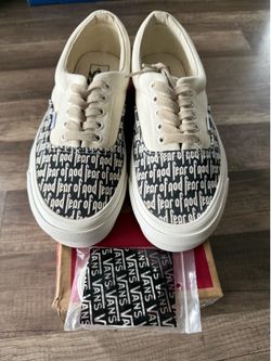Fear Of God Vans Era 95 DX Marshmallow sz 8