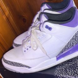 Jordan 3 Dark Iris READ DESCRIPTION 