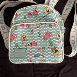 Spongebob LoungeFly Mini Backpack