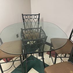 Table And 4 Chairs 