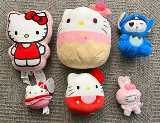 Lot 6 of Hello Kitty Plush/Pillows
