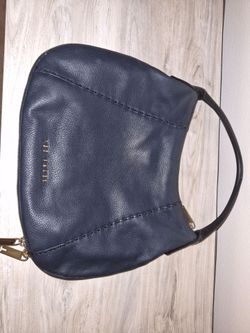 Ted Baker Navy Blue Leather Handbag