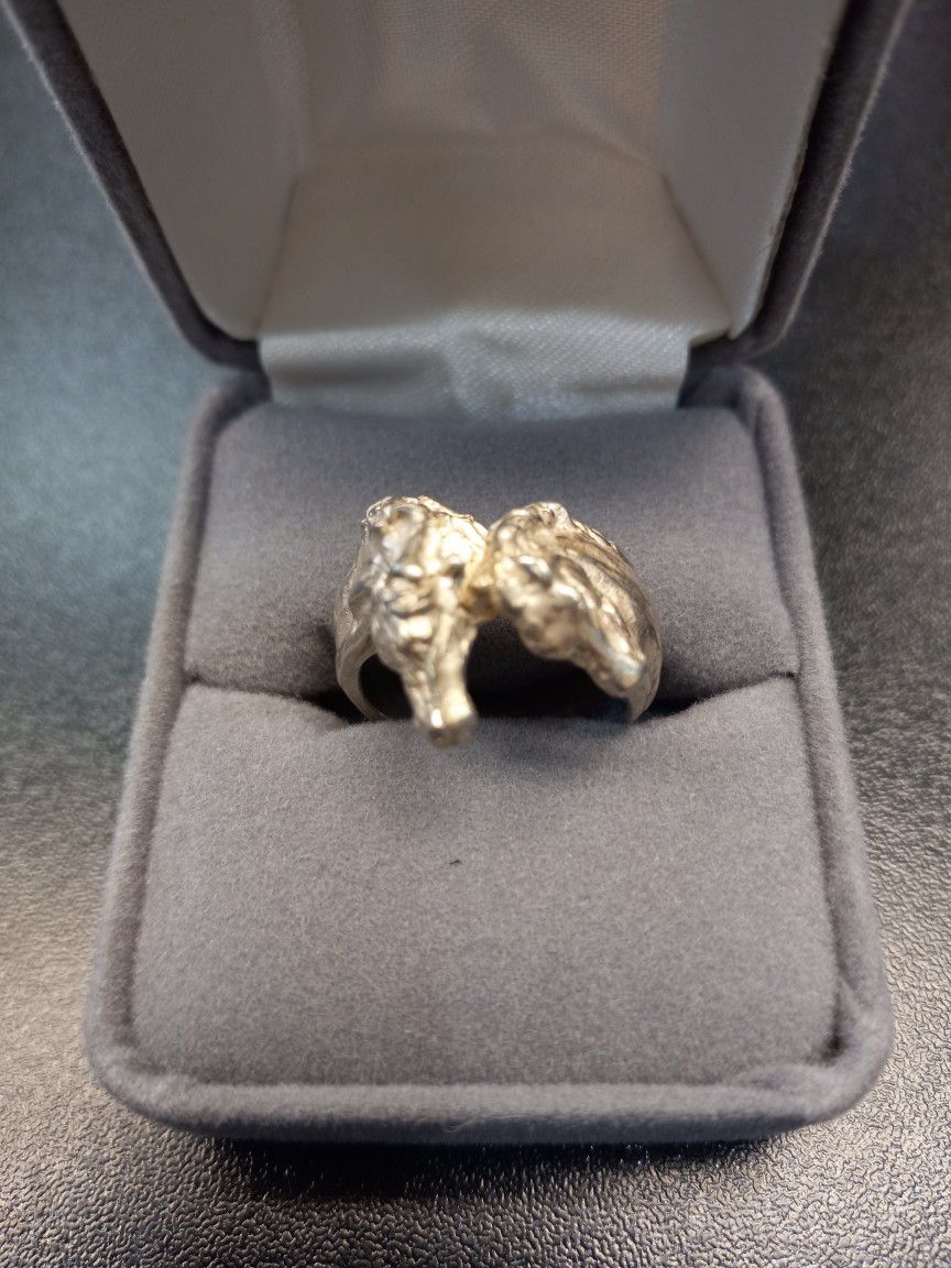 Sterling Silver Wild Horses Ring