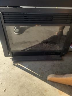 Electric Log Fireplace Heater