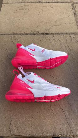 New Nike air max 270 white hyper pink shoes Women’s 6, Youth 4.5y
