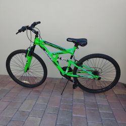 Preowned Bicycle Huffy green bike 26 inch ready to ride