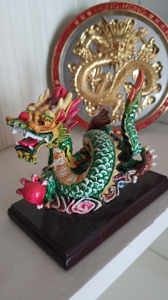 Rare Lucky Dragon Art Sculpture Animal Statue Feng Shui Nation Home Decorations Opening Gifts