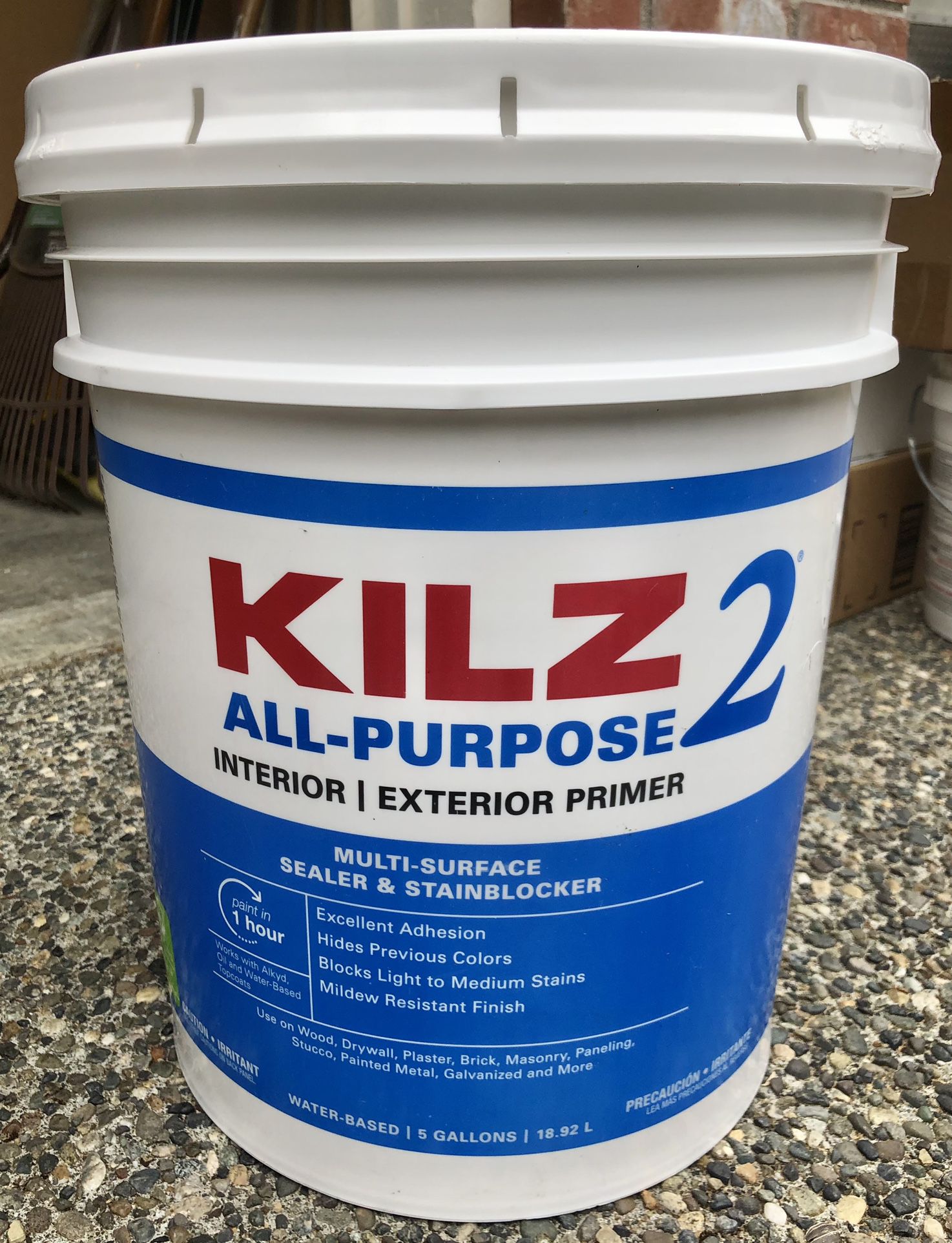5 Gallons Of Kilz 2 Interior/exterior Primer