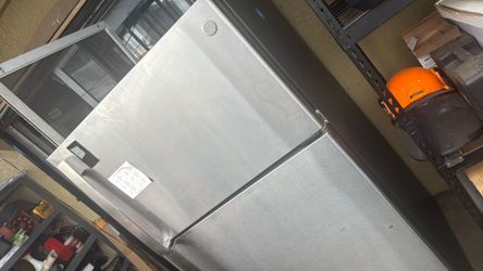 Gray refrigerator