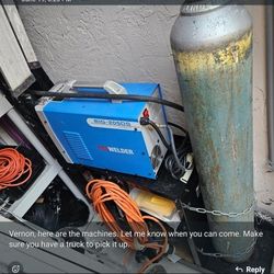 Three Process Welding Machine.  Tig (TGW) (Steel and Stainless only), Stick (SMAW), Mig (GMAW)