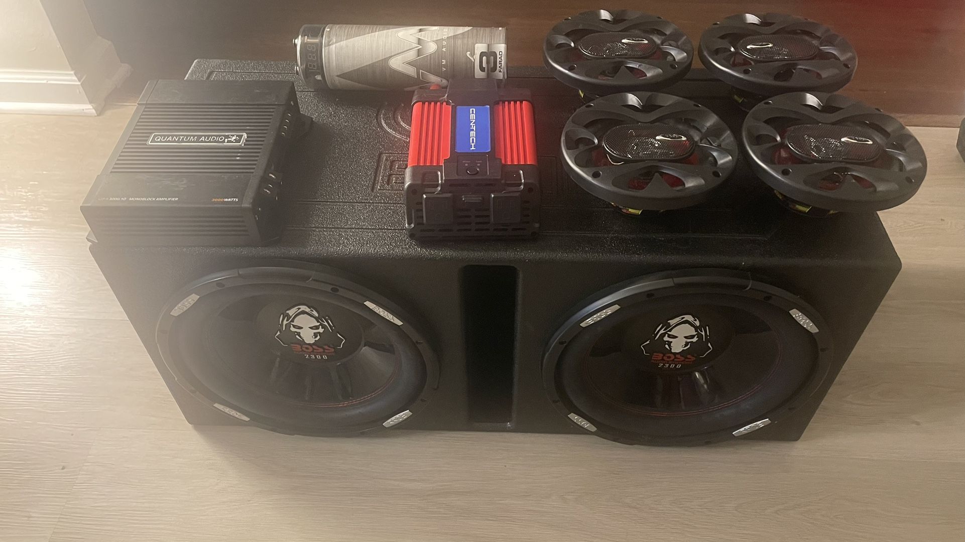 Complete Audio System Class D Amp 12's Ported Box