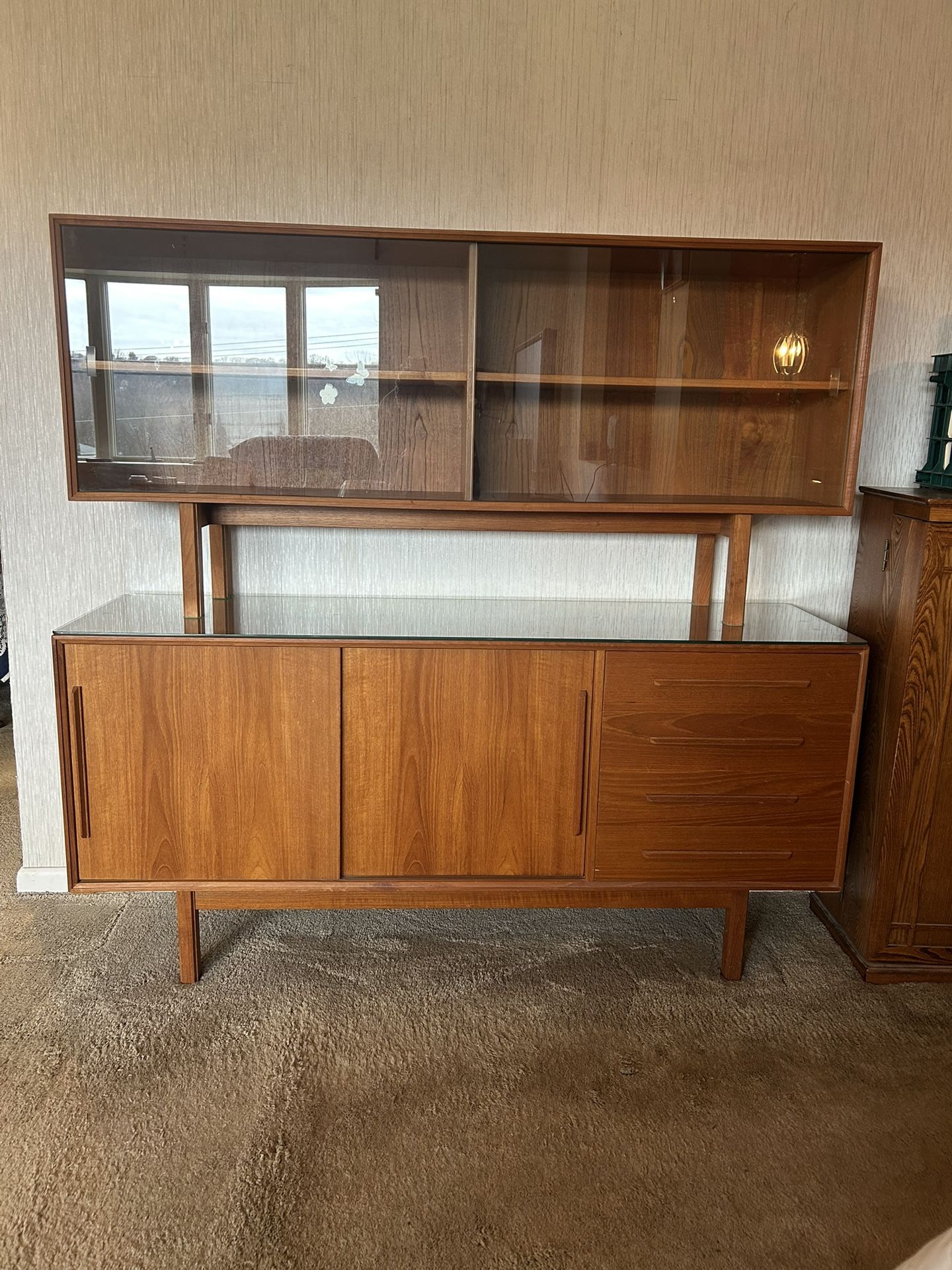 Mid-Century Modern Teak Wood Sideboard