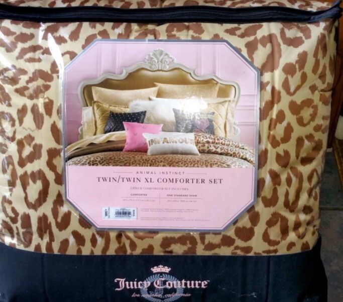 Juicy Couture bedding twin