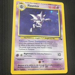 Pokemon Haunter Fossil Holo 