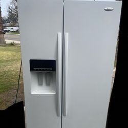 Whirlpool Side By Side Fridge ( Read Description)