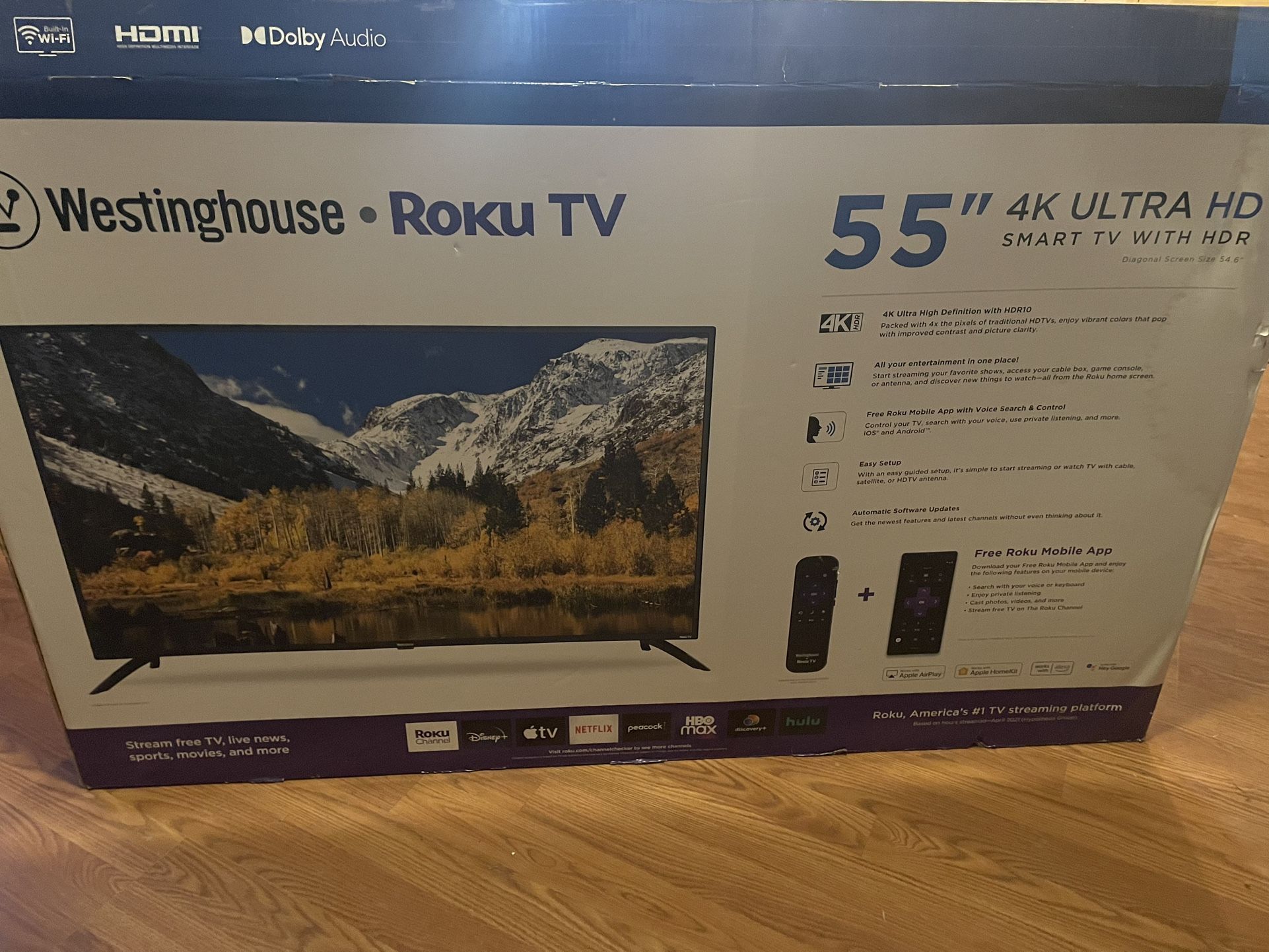 Westinghouse 55" 4K Ultra HD Roku TV
