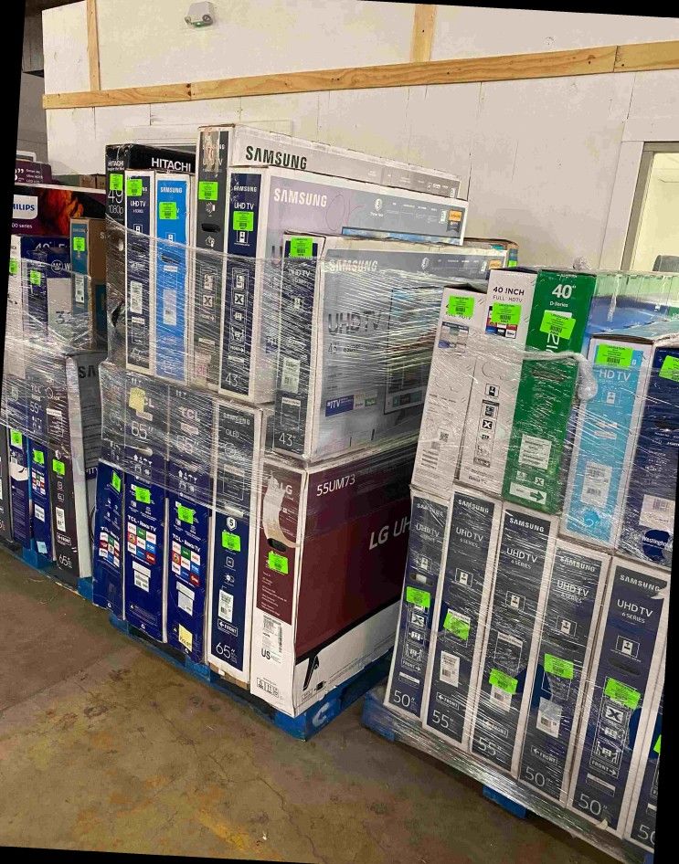 Pallets of TVs CHEAP Huge TV Liquidation in