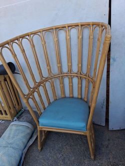 Tall bambo chairs