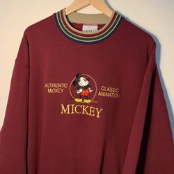 Vintage Mickey Mouse crewneck sweater sweatshirt