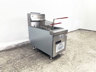 NSF Gas Countertop Fryer three tube burners NG CTF-3
