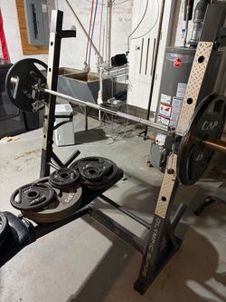 Surge Olympic bench with Weights