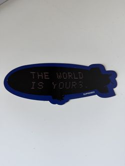 Supreme Scarface Sticker