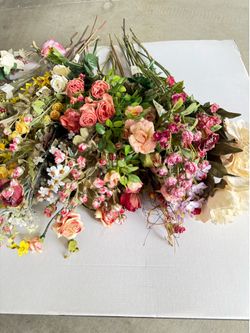 artificial flowers lot