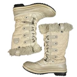 Sorel Women’s Tofino Quilted Boots White - Size 7 