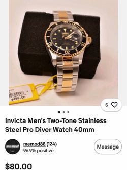 Invicta Pro Diver Two-Tone Stainless Steel Watch