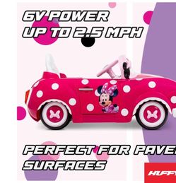 Electric Minnie Mouse car