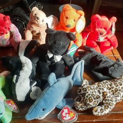 BEANIE BABY'S 30 IN ALL...CLICK ON PICTURE YOU WILL GET FULL PICTURE SIZE 