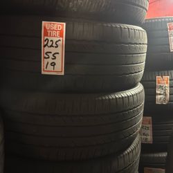 225/55/19 Two Tires Used 🦈