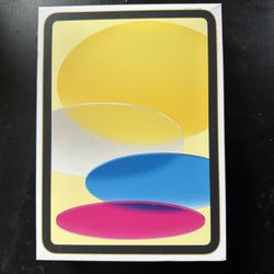 New Apple iPad 11th Gen 128GB Yellow