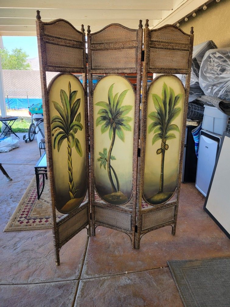 Vintage Room Divider/ Privacy Screen