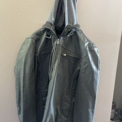 Leather Jacket ( Size large)