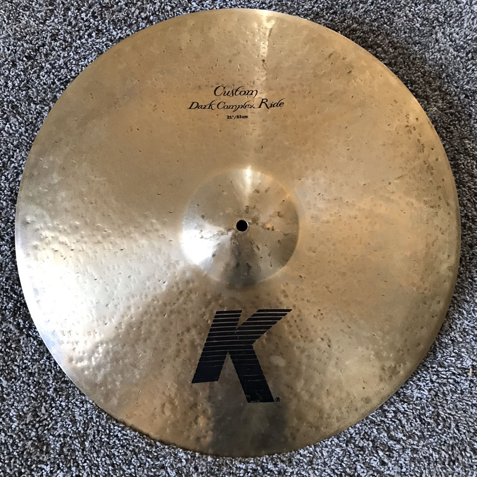 Zildjian 21” K Custom Dark Complex Ride