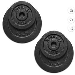 10- 10lb Plates