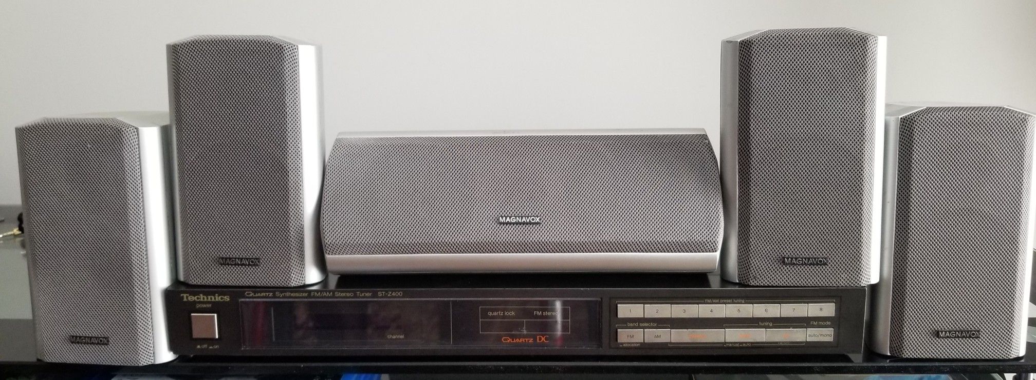 Technics Digital stero& Magnavox Speakers