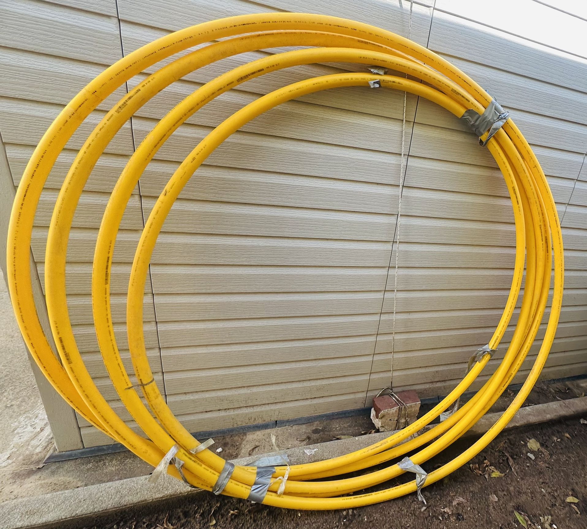 1 in. IPS Underground Yellow Polyethylene Gas Pipe