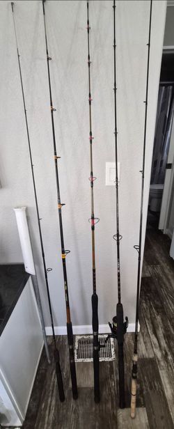 Fishing Rods, Reels and etc.