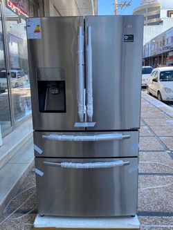 Stainless Steel French Door Refrigerator – Ice & Water Dispenser