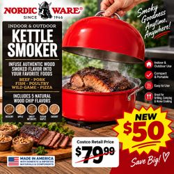 Nordic Ware Indoor & Outdoor Kettle Smoker