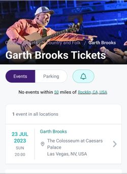 Garth Brooks Farewell Tour Concert Tickets